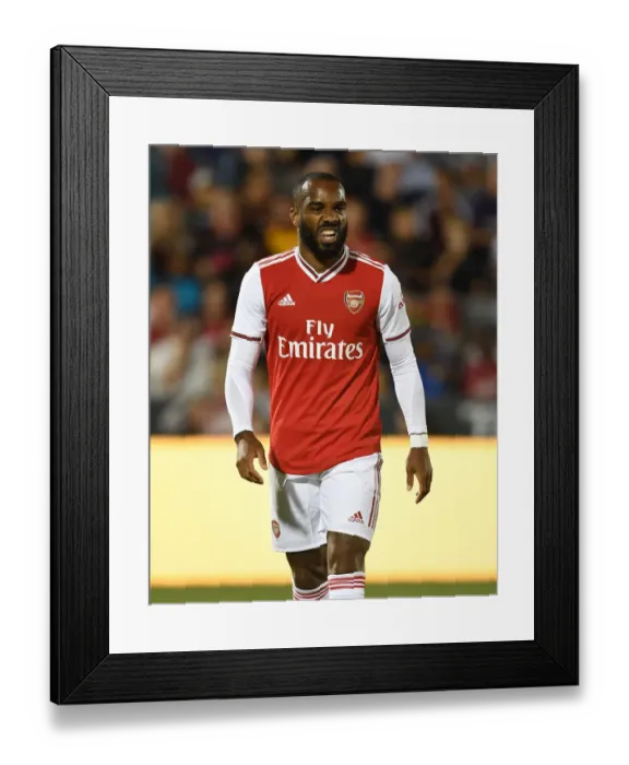 Framed Print : Arsenal's Alex Lacazette in Action against Colorado Rapids during Pre-Season Friendly, 2019