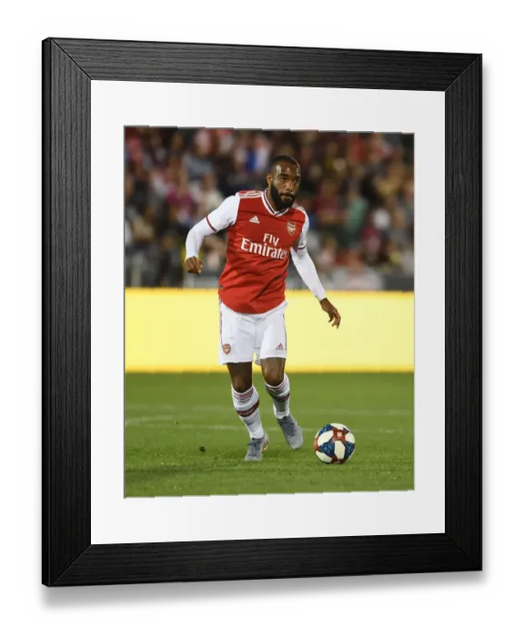 Framed Print : Alexis Lacazette in Action: Arsenal vs Colorado Rapids (2019 Pre-Season Friendly)