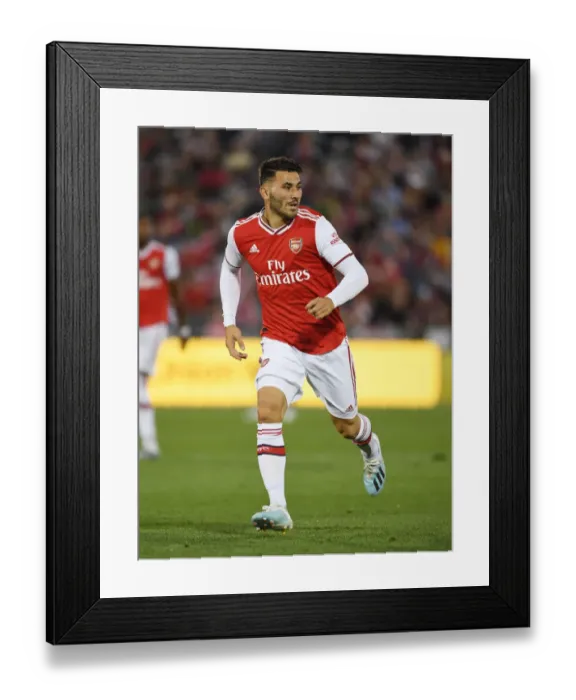 Framed Print : Arsenal FC Training in Colorado: Sead Kolasinac at the Colorado Rapids Friendly
