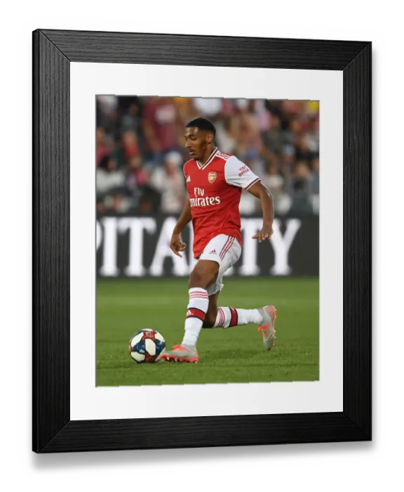 Framed Print : Arsenal FC Training in Colorado: Dominic Thompson Goes Head-to-Head with Colorado Rapids