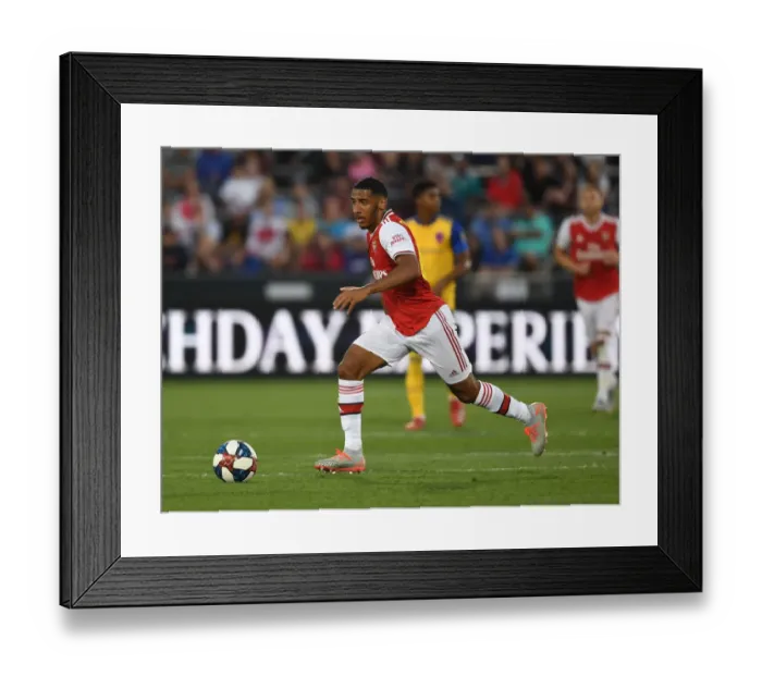 Framed Print : Arsenal FC Training in Colorado: Dominic Thompson in Action vs Colorado Rapids (2019)