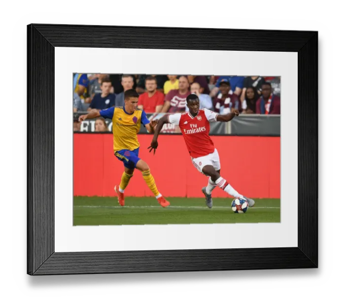 Framed Print : Arsenal's Eddie Nketiah in Action: Colorado Rapids vs Arsenal (2019-20 Pre-Season Friendly) Framed Print : Arsenal's Eddie Nketiah in Action: Colorado Rapids vs Arsenal (2019-20 Pre-Season Friendly)