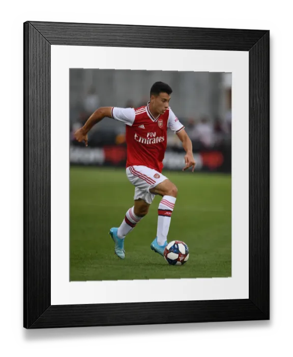 Framed Print : Gabriel Martinelli's Debut: Arsenal Tops Colorado Rapids in Pre-Season Win