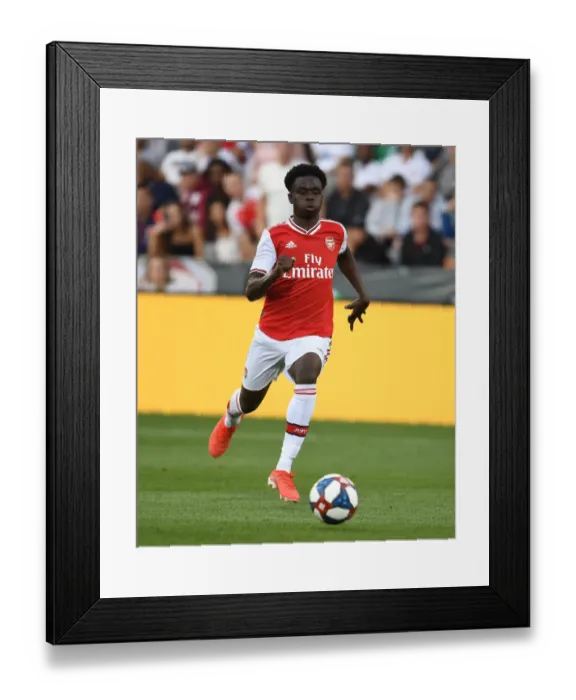 Framed Print : Arsenal's Bukayo Saka in Action against Colorado Rapids during Pre-Season Friendly (2019-20) Framed Print : Arsenal's Bukayo Saka in Action against Colorado Rapids during Pre-Season Friendly (2019-20)