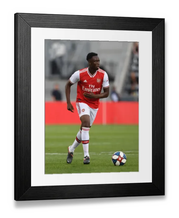 Framed Print : Arsenal FC Training in Colorado: James Olayinka at Colorado Rapids Pre-Season Friendly (2019-20)