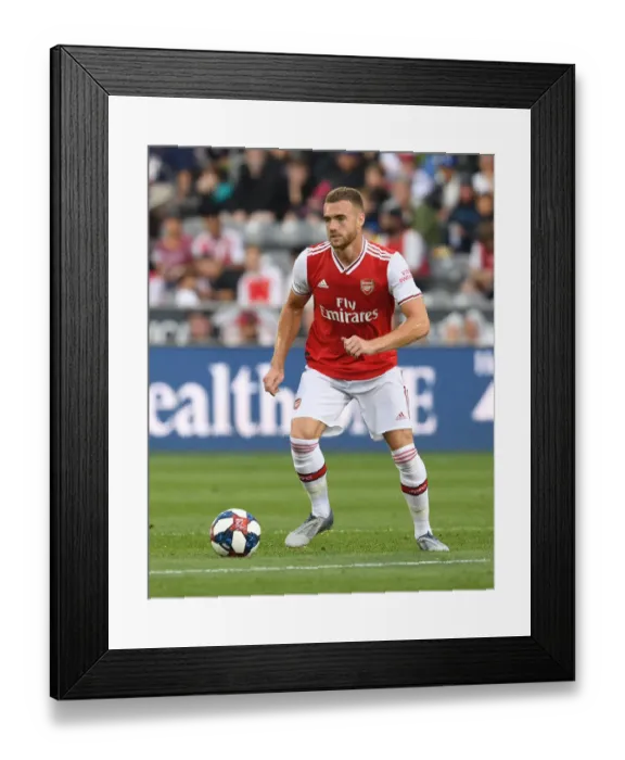 Framed Print : Arsenal FC Training in Commerce City: Calum Chambers in Action vs Colorado Rapids (2019-20)