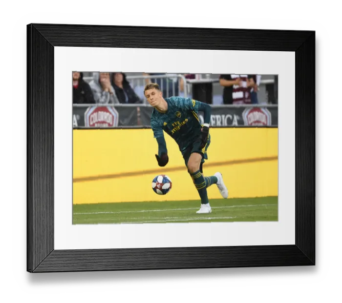Framed Print : Arsenal's Matt Macey Impresses in Pre-Season Training Session with Colorado Rapids
