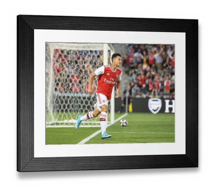 Framed Print : Martinelli's Stunner: Arsenal's Pre-Season Goal Triumph Over Colorado Rapids