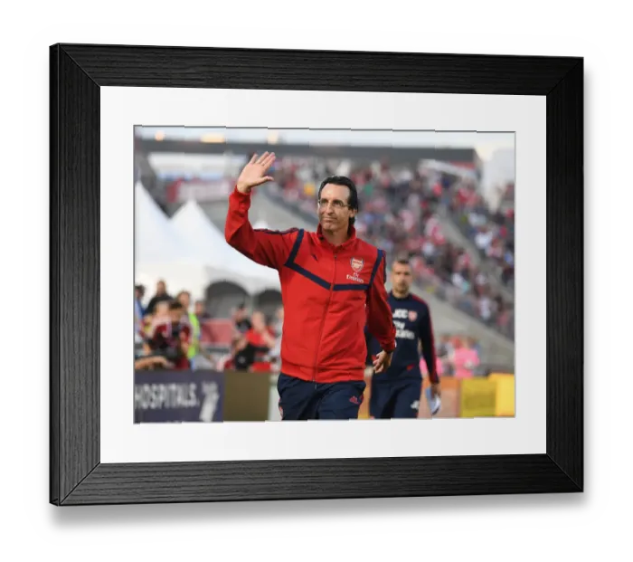 Framed Print : Unai Emery Greets Arsenal Fans in Colorado: Arsenal FC vs Colorado Rapids (2019)