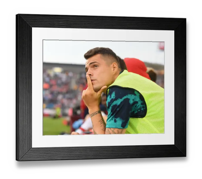 Framed Print : Granit Xhaka of Arsenal Pre-Season Training in Commerce City, Colorado (Arsenal vs Colorado Rapids, 2019) Framed Print : Granit Xhaka of Arsenal Pre-Season Training in Commerce City, Colorado (Arsenal vs Colorado Rapids, 2019)