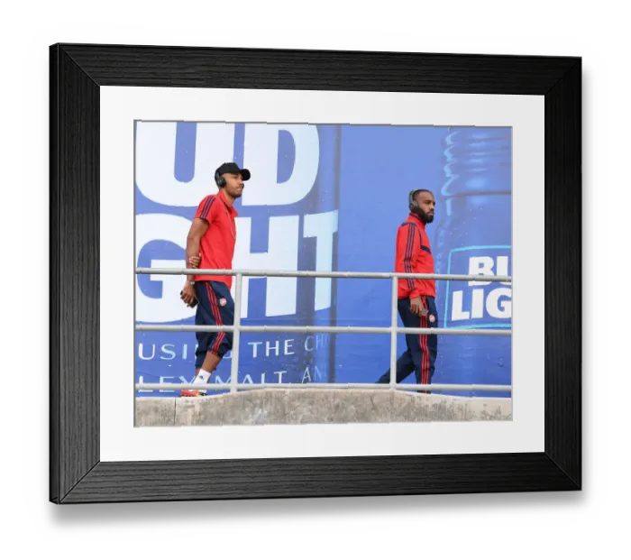 Framed Print : Arsenal Forwards Aubameyang and Lacazette: Pre-Season Showdown at Colorado Rapids (2019) Framed Print : Arsenal Forwards Aubameyang and Lacazette: Pre-Season Showdown at Colorado Rapids (2019)