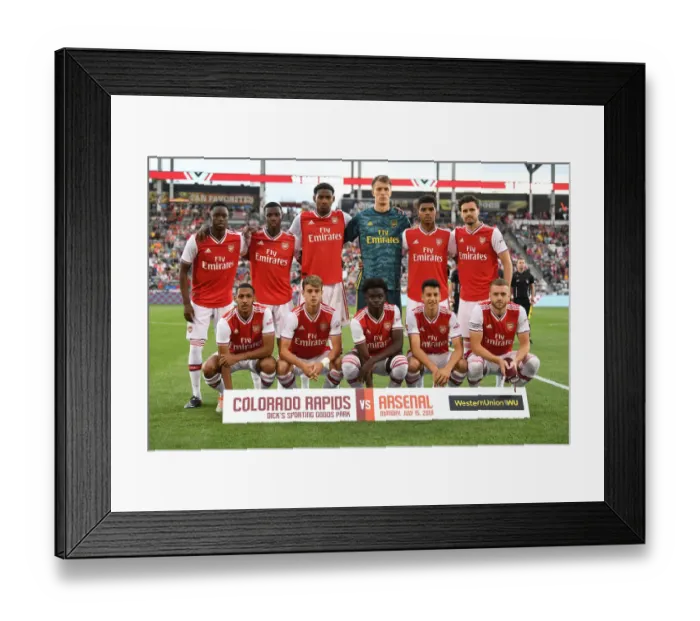 Framed Print : Arsenal FC vs Colorado Rapids: Pre-Season Clash at Commerce City