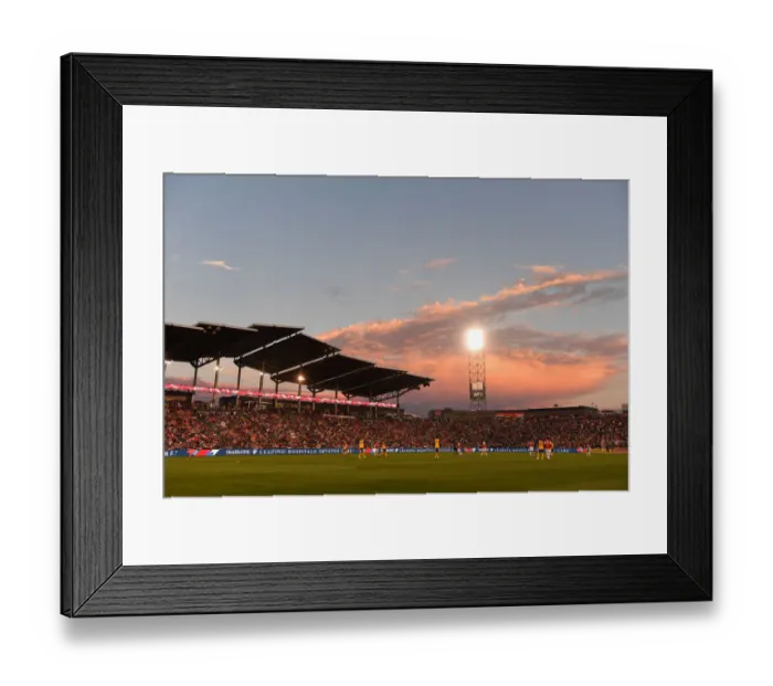 Framed Print : Arsenal at Dicks Sporting Goods Park: Colorado Rapids Pre-Season Friendly, 2019