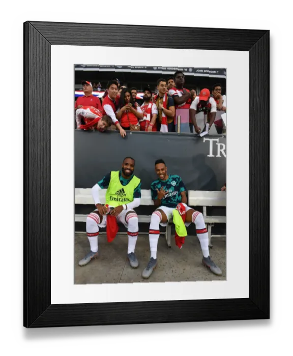 Framed Print : Arsenal Forwards Alexis Lacazette and Pierre-Emerick Aubameyang Pre-Season Training in Colorado (Arsenal vs Colorado Rapids 2019) Framed Print : Arsenal Forwards Alexis Lacazette and Pierre-Emerick Aubameyang Pre-Season Training in Colorado (Arsenal vs Colorado Rapids 2019)
