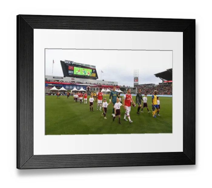 Framed Print : Arsenal vs Colorado Rapids: Calum Chambers Leads Gunners in 2019 Pre-Season Clash