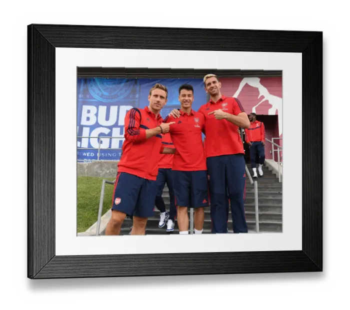 Framed Print : Arsenal FC: Behind the Scenes of Pre-Season Training with Colorado Rapids, 2019