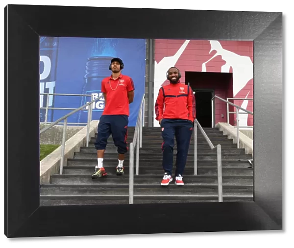 Arsenal Forwards Aubameyang and Lacazette Pre-Season Training in Colorado (2019-20)