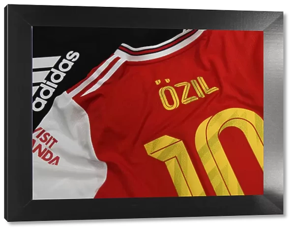 Mesut Ozil's Arsenal Jersey in Arsenal Changing Room Before Colorado Rapids Match