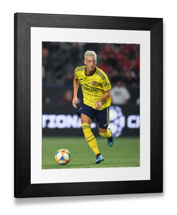 Framed Print : Arsenal vs. Bayern Munich: Ozil's Shining Moment at the 2019 International Champions Cup