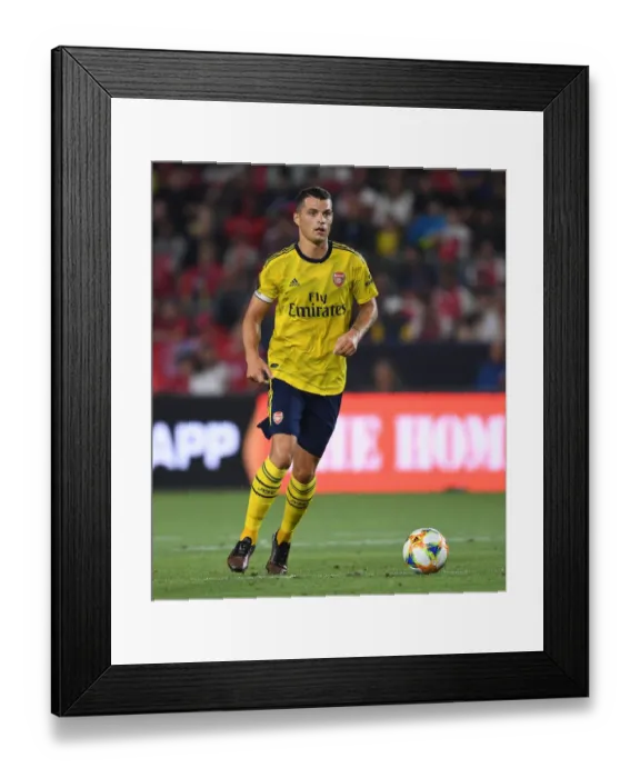 Framed Print : Granit Xhaka in Action: Arsenal vs. Bayern Munich, International Champions Cup 2019 Framed Print : Granit Xhaka in Action: Arsenal vs. Bayern Munich, International Champions Cup 2019