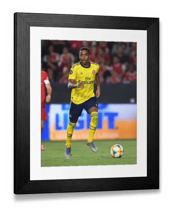 Framed Print : Joe Willock Stars: Arsenal vs. Bayern Munich in 2019 International Champions Cup at Carson, California