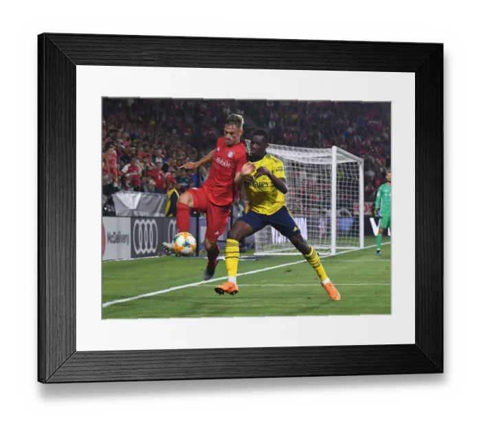 Framed Print : Arsenal vs. Bayern Munich: Clash in the International Champions Cup, Carson, California, 2019