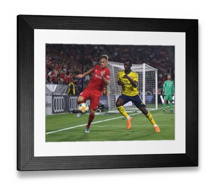 Framed Print : Arsenal vs. Bayern Munich: Battle for Soccer Supremacy - International Champions Cup, California, 2019