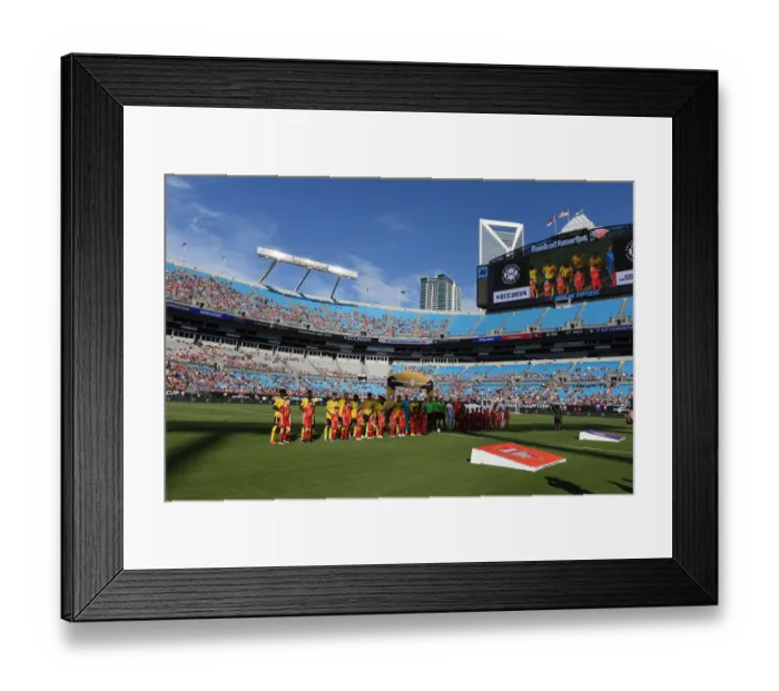 Framed Print : Arsenal vs. Fiorentina: International Champions Cup Clash in Charlotte, 2019