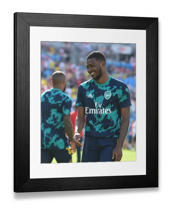 Framed Print : Arsenal FC vs ACF Fiorentina: Pre-Season Clash in Charlotte, 2019