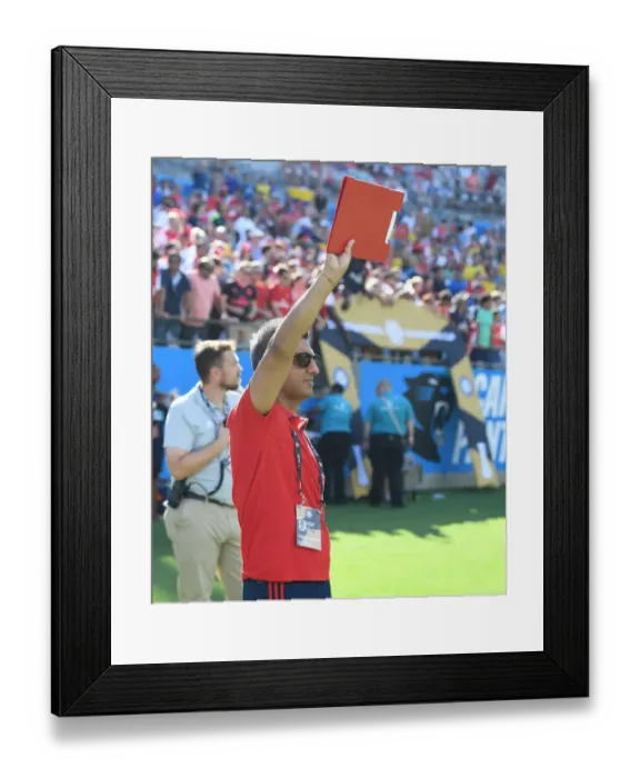 Framed Print : Arsenal FC vs ACF Fiorentina - 2019 International Champions Cup, Charlotte