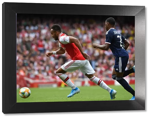 Arsenal's Aubameyang Stars in Arsenal vs. Olympique Lyonnais Emirates Cup Showdown, London 2019