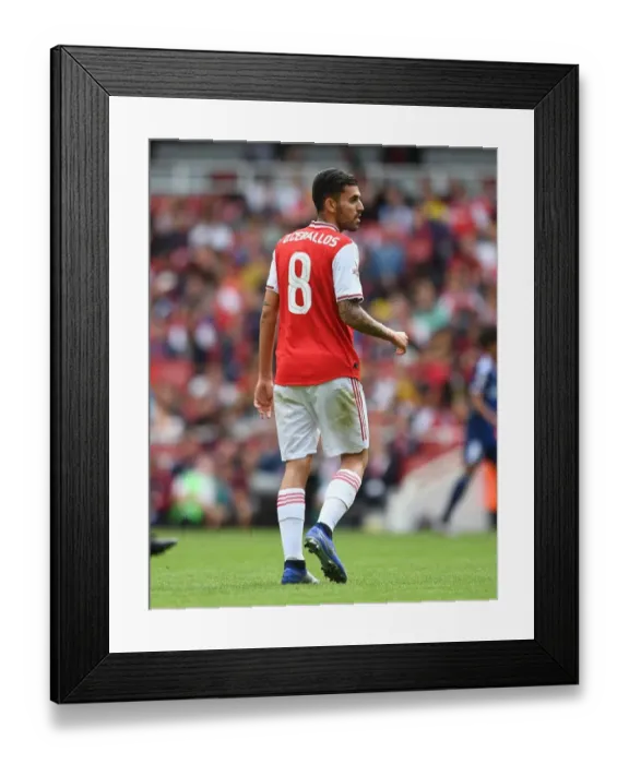 Framed Print : Arsenal vs. Olympique Lyonnais: Dani Ceballos in Action at the Emirates Cup 2019 Framed Print : Arsenal vs. Olympique Lyonnais: Dani Ceballos in Action at the Emirates Cup 2019