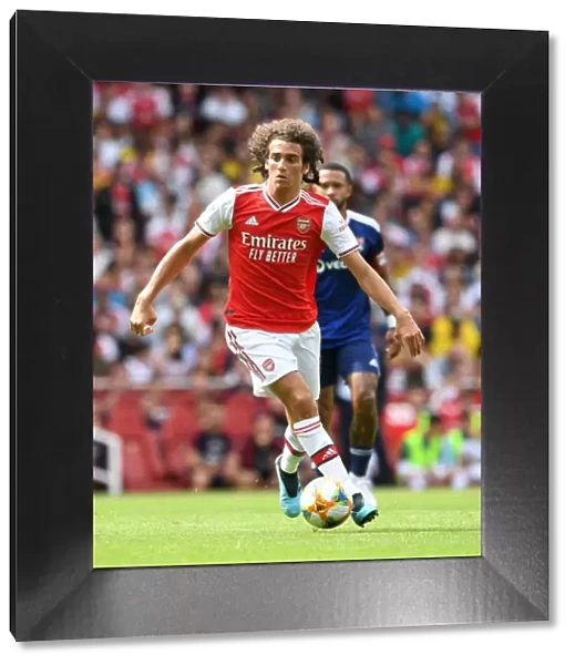 Arsenal's Matteo Guendouzi in Action at Emirates Cup 2019 vs Olympique Lyonnais