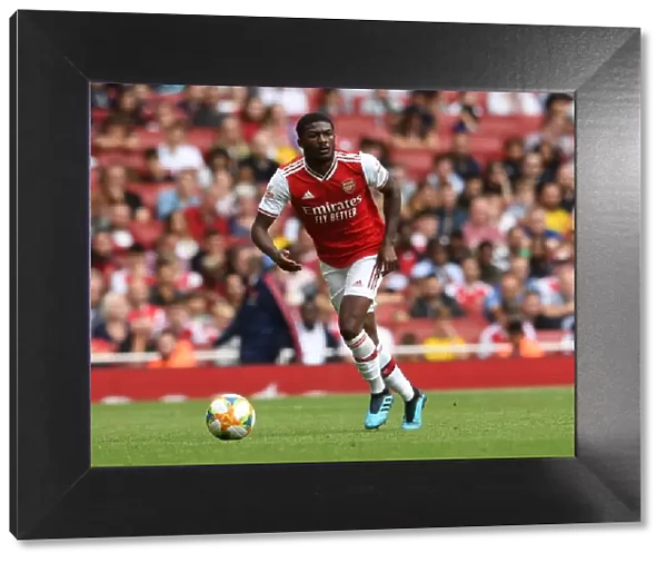 Arsenal vs. Olympique Lyonnais: Ainsley Maitland-Niles in Action at the Emirates Cup, 2019
