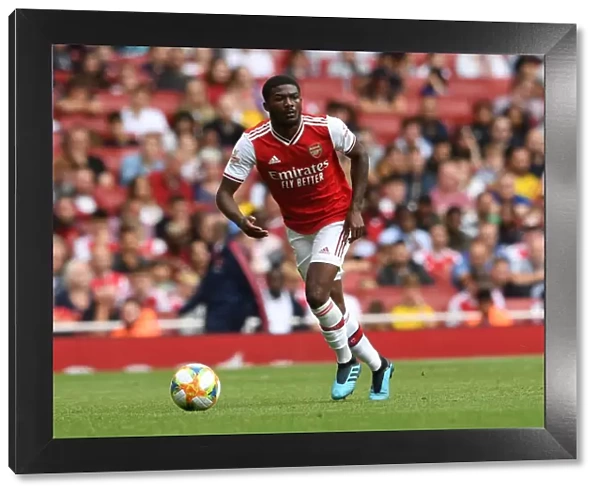 Arsenal vs. Olympique Lyonnais: Ainsley Maitland-Niles in Action at the Emirates Cup, 2019