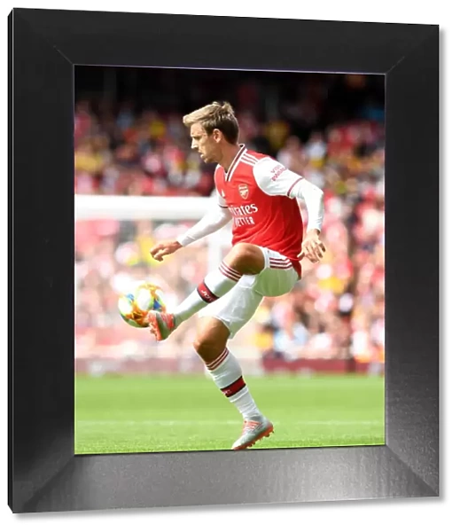 Monreal in Action: Arsenal vs. Olympique Lyonnais at Emirates Cup 2019