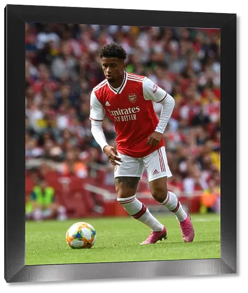 Arsenal's Reiss Nelson Shines in Arsenal vs. Olympique Lyonnais Clash at Emirates Cup (2019-20)