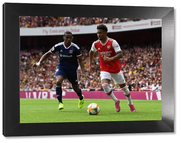 Arsenal vs. Olympique Lyonnais: Emirates Cup Clash (2019-20) - Reiss Nelson in Action