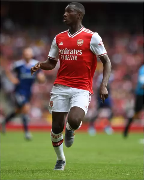 Arsenal's Eddie Nketiah Shines in Emirates Cup Clash against Olympique Lyonnais