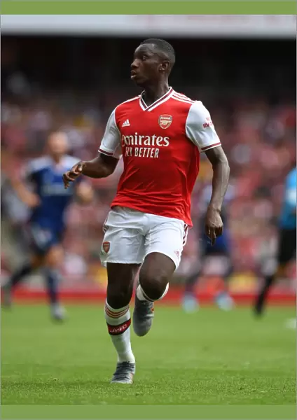 Arsenal's Eddie Nketiah Shines in Emirates Cup Clash against Olympique Lyonnais