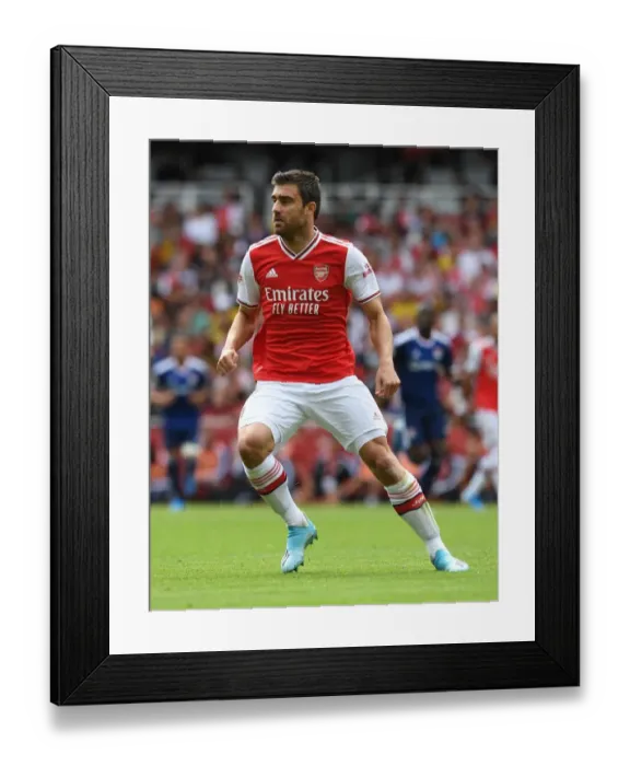 Framed Print : Sokratis in Action: Arsenal vs. Olympique Lyonnais, Emirates Cup 2019 Framed Print : Sokratis in Action: Arsenal vs. Olympique Lyonnais, Emirates Cup 2019