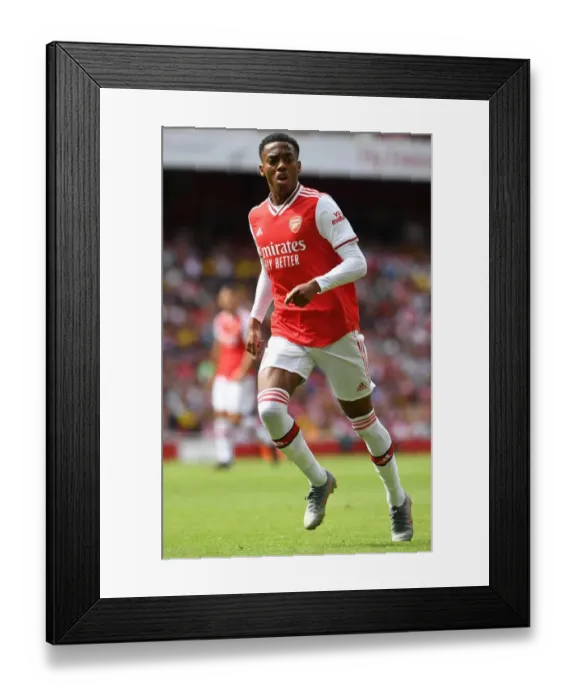 Framed Print : Arsenal's Joe Willock Shines in Emirates Cup Clash Against Olympique Lyonnais, 2019 Framed Print : Arsenal's Joe Willock Shines in Emirates Cup Clash Against Olympique Lyonnais, 2019