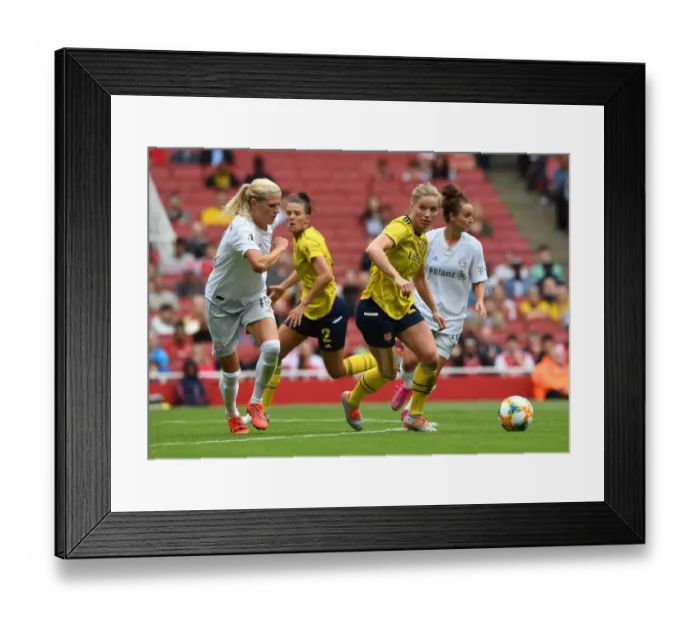 Framed Print : Arsenal Women vs. FC Bayern Munich: Emirates Cup Clash Framed Print : Arsenal Women vs. FC Bayern Munich: Emirates Cup Clash