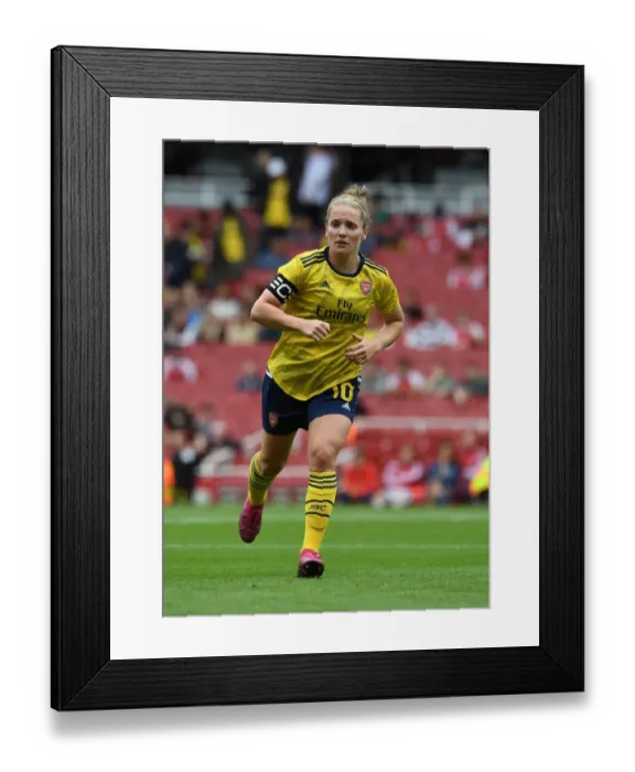 Framed Print : Arsenal's Kim Little Stars in Arsenal Women's Triumph over FC Bayern Munich at Emirates Cup