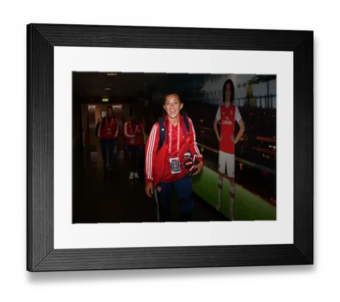 Framed Print : Arsenal's Katie McCabe Prepares for Emirates Cup Clash against FC Bayern Munich Framed Print : Arsenal's Katie McCabe Prepares for Emirates Cup Clash against FC Bayern Munich