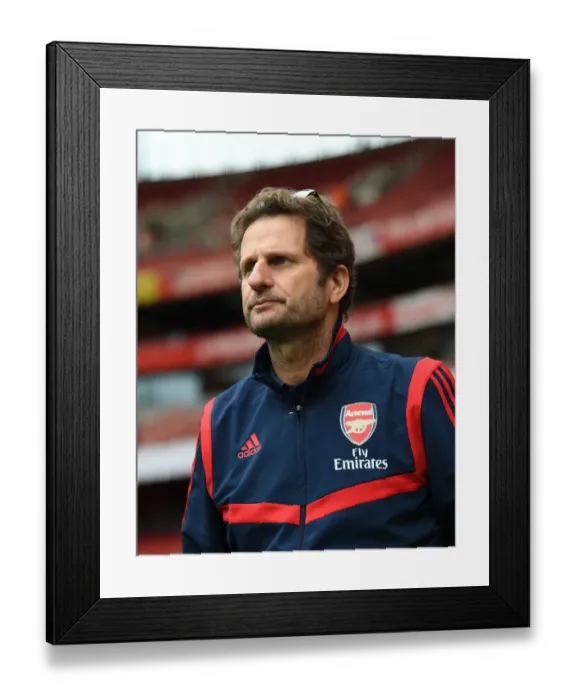 Framed Print : Arsenal Women's Manager Joe Montemurro Pre-Match at Emirates Stadium Against Bayern Munich Framed Print : Arsenal Women's Manager Joe Montemurro Pre-Match at Emirates Stadium Against Bayern Munich