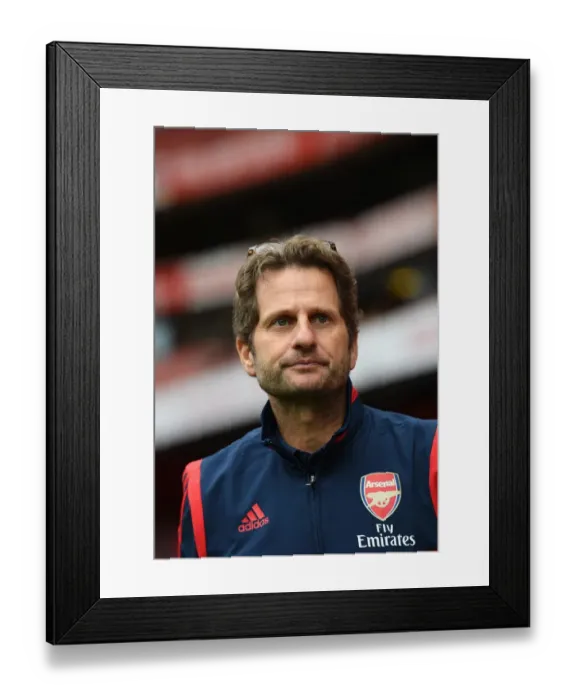 Framed Print : Arsenal Women's Manager Joe Montemurro Prepares for Emirates Cup Clash Against Bayern Munich