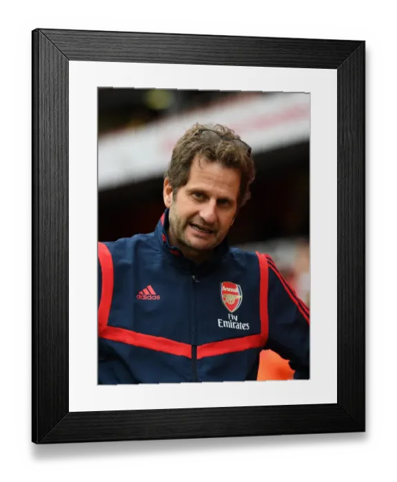 Framed Print : Joe Montemurro, Arsenal Women's Manager, Pre-Match at Emirates Stadium Against Bayern Munich Framed Print : Joe Montemurro, Arsenal Women's Manager, Pre-Match at Emirates Stadium Against Bayern Munich