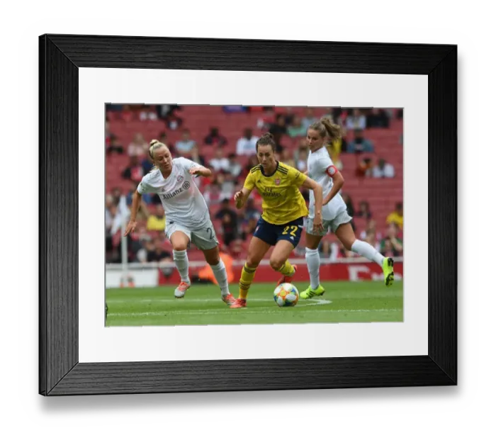 Framed Print : Arsenal Women vs. FC Bayern Munich: Emirates Cup Clash