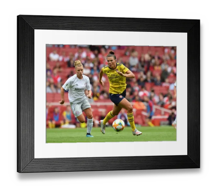 Framed Print : Arsenal Women vs. FC Bayern Munich: Emirates Cup Clash (2019-20) Framed Print : Arsenal Women vs. FC Bayern Munich: Emirates Cup Clash (2019-20)